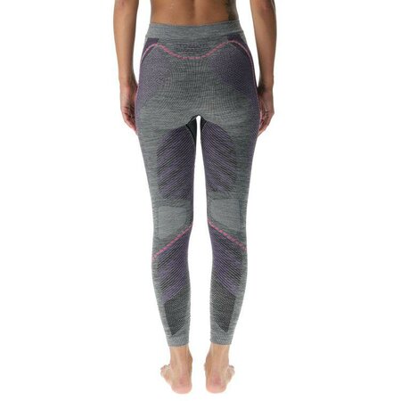 Funkčné legíny UYN Lady Ambityon Uw Pant Long Melange Black Melange/Purple/Raspberry