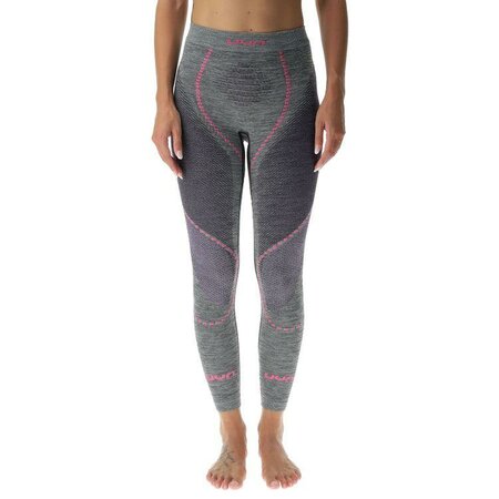 Funkčné legíny UYN Lady Ambityon Uw Pant Long Melange Black Melange/Purple/Raspberry