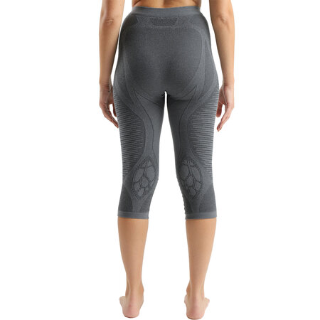 Funkčné legíny UYN Elevatyon Biomorph 3/4 Pants Women Grey Melange