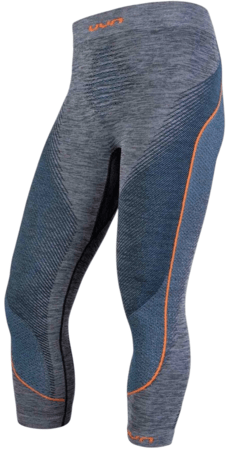 Funkčné legíny UYN Ambityon Uw Pants Medium Melange Black Melange/Atlantic/Orange Shiny Funkčné legíny UYN Ambityon Uw Pants Medium Melange Black Melange/Atlantic/Orange Shiny