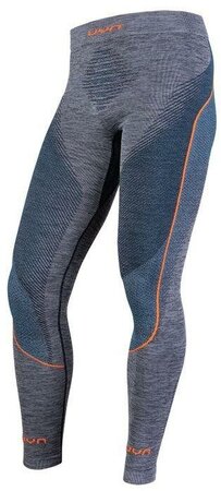 Funkčné legíny UYN Man Ambityon Uw Pants Long Melange Black Melange/Atlantic/Orange Shiny Funkčné legíny UYN Man Ambityon Uw Pants Long Melange Black Melange/Atlantic/Orange Shiny