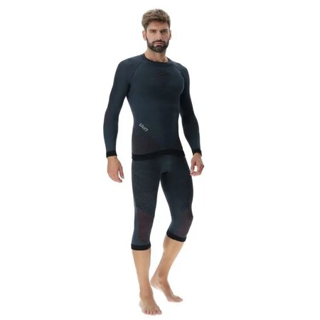 Termo legíny UYN Man Fusyon Uw Pants medium Orion Blue/Bordeaux/Pearl Grey