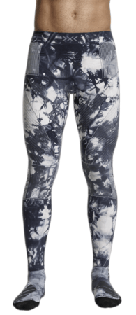 Funkčné nohavice X-Bionic Energy Accumulator Wild Pants Tiedye X Black/X White