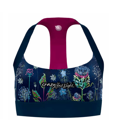Športová podprsenka Crazy Idea Bra Lightning Allium Flower
