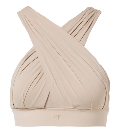 Podprsenka Goldbergh Drape Bra White Sand Podprsenka Goldbergh Drape Bra White Sand