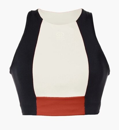 Podprsenka Goldbergh Facade Bra Black/Champagne