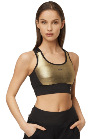 Športová podprsenka Goldbergh Zelda Black/Gold
