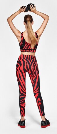 Športová podprsenka Goldbergh Talia Bra Tiger Red