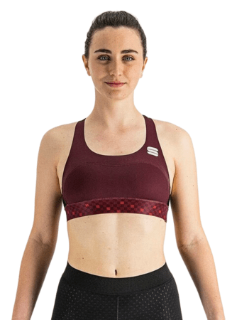 Športová podprsenka Sportful Pro W Bra Wine Red
