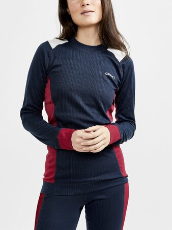 Dámsky funkčný set Craft Core Dry Baselayer Set Dark Blue/Pink