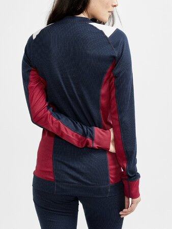 Dámsky funkčný set Craft Core Dry Baselayer Set Dark Blue/Pink