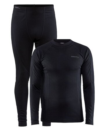 Set Craft Core Warm Baselayer Black