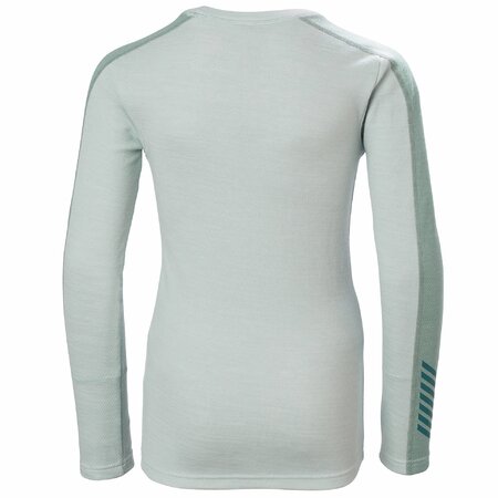 Funkčný set Helly Hansen JR Lifa Merino Midweight Green Mist