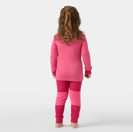 Detský funkčný set Helly Hansen Kid Lifa Merino Set Hot Pink