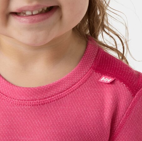 Detský funkčný set Helly Hansen Kid Lifa Merino Set Hot Pink