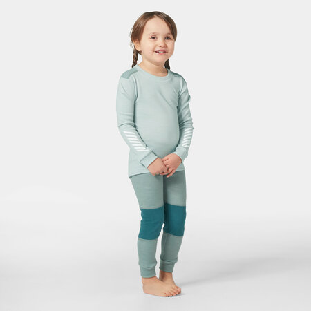 Detský funkčný set Helly Hansen Kid Lifa Merino Green Mist Detský funkčný set Helly Hansen Kid Lifa Merino Green Mist