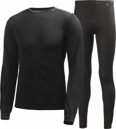 Pánsky funkčný set Helly Hansen Comfort Lightweight Base Layer Set Black Pánsky funkčný set Helly Hansen Comfort Lightweight Base Layer Set Black