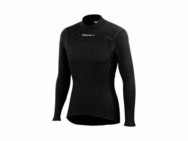 Pánska funkčná bielizeň Castelli Flanders Warm LS Black