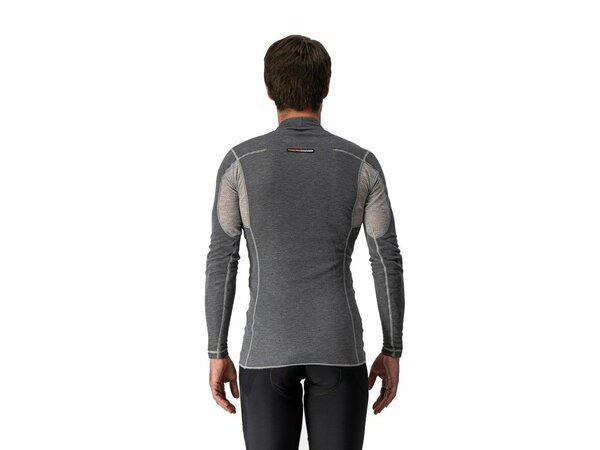 Pánska funkčná bielizeň Castelli Flanders Warm LS Grey