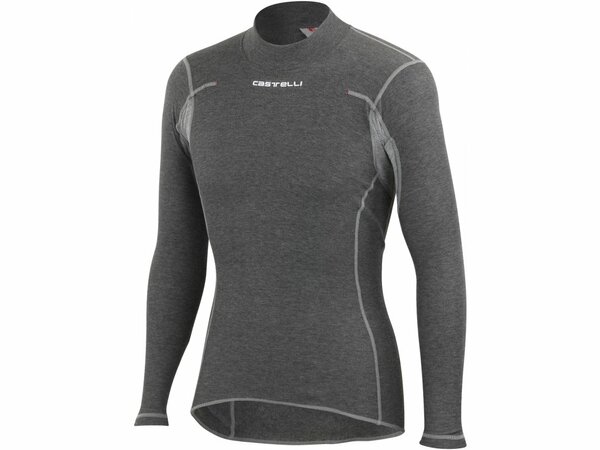 Pánska funkčná bielizeň Castelli Flanders Warm LS Grey