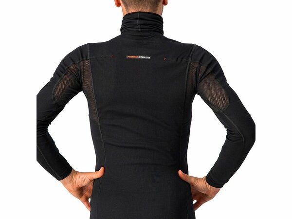 Pánska Funkčná Bielizeň Castelli Flanders Warm/Neck Black