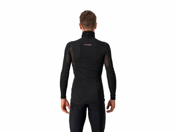 Pánska Funkčná Bielizeň Castelli Flanders Warm/Neck Black