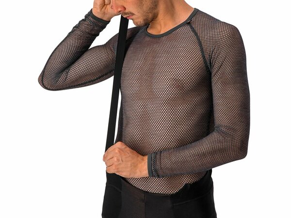 Pánska funkčná bielizeň Castelli Miracolo Wool LS Gray