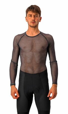 Pánska funkčná bielizeň Castelli Miracolo Wool LS Gray