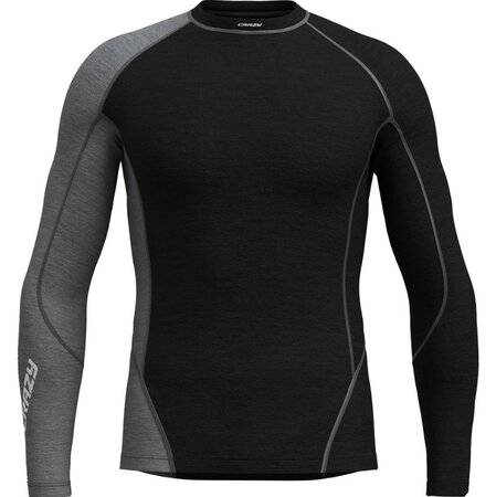 Funkčné tričko Crazy Idea Pull Fahrenheit Black