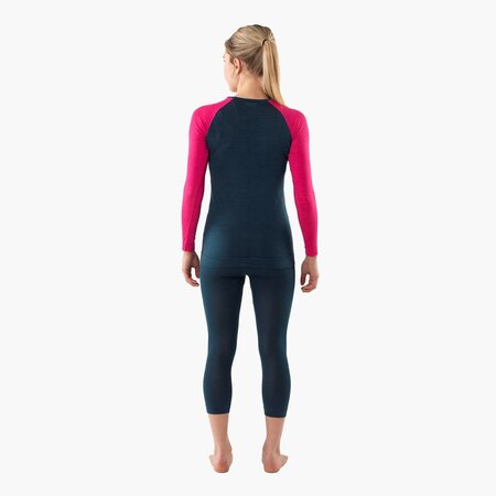 Dámske funkčné tričko Dynafit Tour Light Merino Long Sleeve Shirt Flamingo