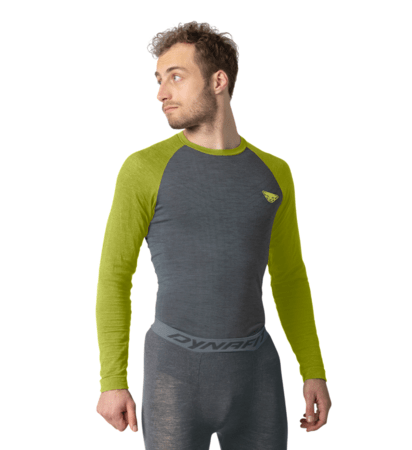 Funkčné tričko Dynafit Tour Light Merino M L/S Tee Golden Lime