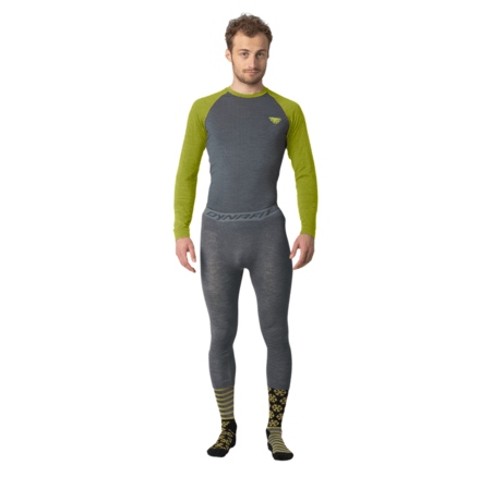 Funkčné tričko Dynafit Tour Light Merino M L/S Tee Golden Lime