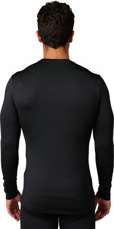 Funkčné tričko Fox Racing Tecbase Fire Long Sleeve Shirt Black