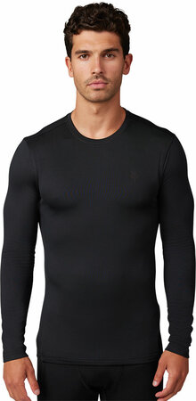 Funkčné tričko Fox Racing Tecbase Fire Long Sleeve Shirt Black