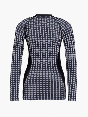 Funkčné tričko Goldbergh Starlet Baselayer Long Sleeve Black/White