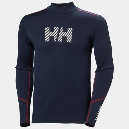 Funkčné tričko Helly Hansen Lifa Merino Midweight Logo Navy