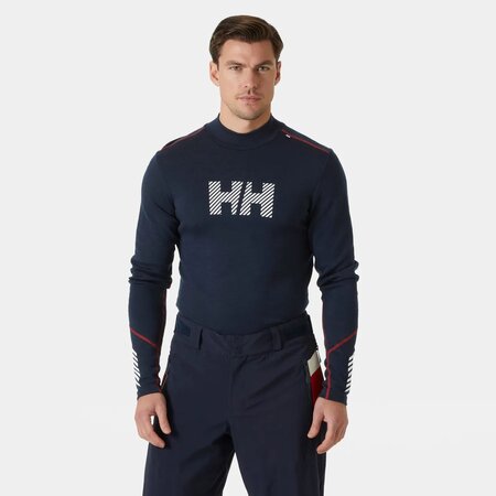 Funkčné tričko Helly Hansen Lifa Merino Midweight Logo Navy