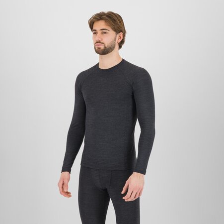 Funkčné tričko Karpos Dinamico Merino 180 Jersey LS Black Funkčné tričko Karpos Dinamico Merino 180 Jersey LS Black