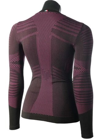 Funkčné tričko Mico Maglia Lupetto M/L Woman Active Skin Nero Fuscia