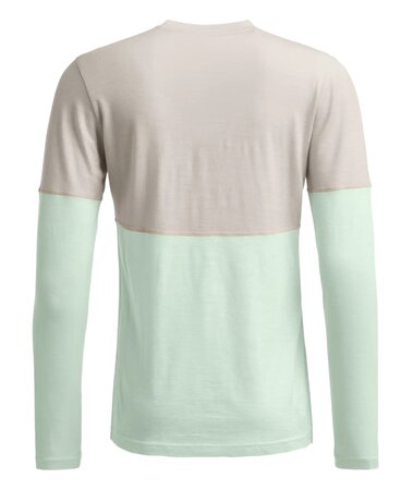 Funkčné tričko Ortovox 185 Rock'N'Wool Long Sleeve W White Tea