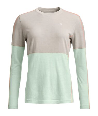 Funkčné tričko Ortovox 185 Rock'N'Wool Long Sleeve W White Tea
