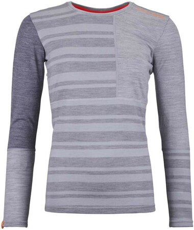 Funkčné tričko Ortovox W's 185 Rock'n'Wool Long Sleeve Grey Blend