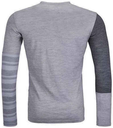 Funkčné tričko Ortovox 185 Rock'n'Wool Long Sleeve Grey Blend