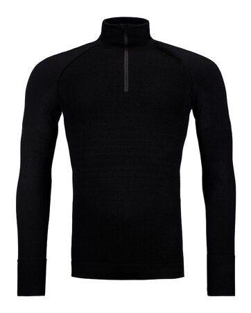 Pánske Termo Tričko Ortovox 230 Competition Zip Neck | Black Raven