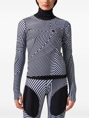 Funkčné tričko Perfect Moment Warped Star Compression Base Layer Top Black/Snow White Funkčné tričko Perfect Moment Warped Star Compression Base Layer Top Black/Snow White