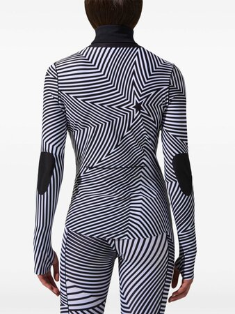 Funkčné tričko Perfect Moment Warped Star Compression Base Layer Top Black/Snow White Funkčné tričko Perfect Moment Warped Star Compression Base Layer Top Black/Snow White