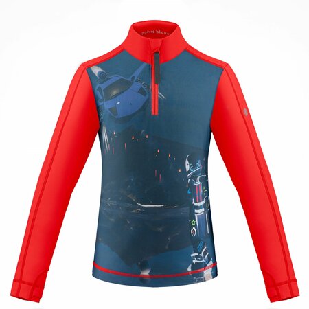 Funkčné tričko Poivre Blanc Base Layer Shirt Screen Scarlet Red