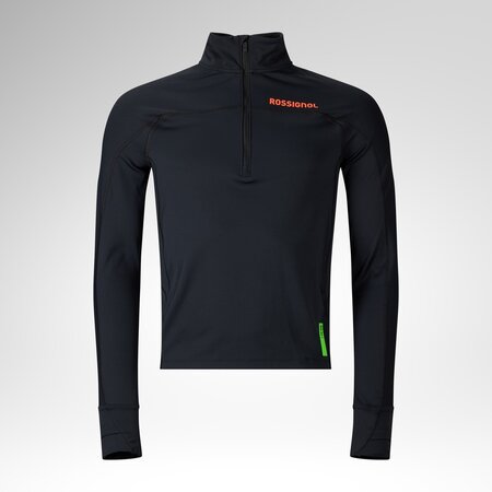 Funkčné tričko Rossignol M Hero Half Zip First Layer Black