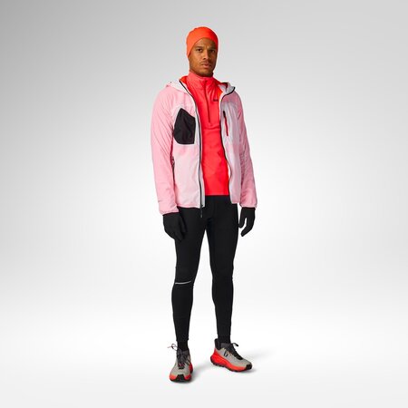 Funkčné tričko Rossignol M Hero Half Zip First Layer Neon Red
