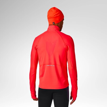 Funkčné tričko Rossignol M Hero Half Zip First Layer Neon Red